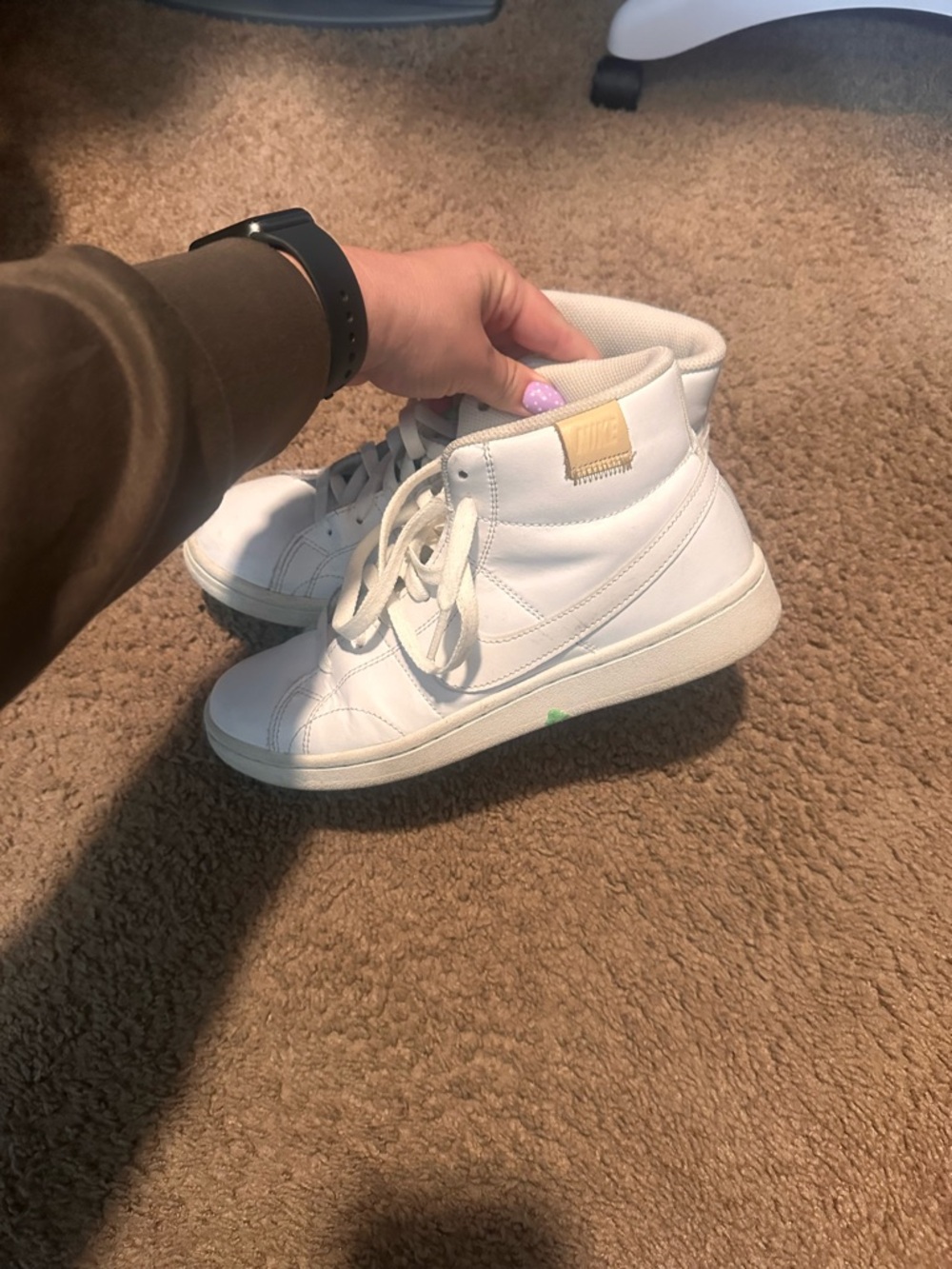 Nike Women's White High-Top Sneakers